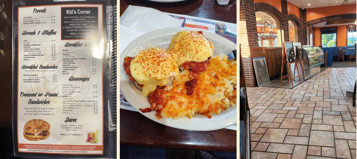 Eisenhower diner Menu