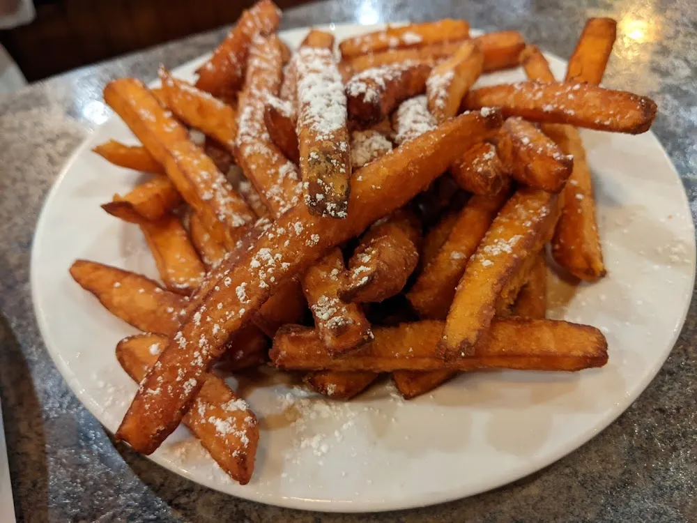 Sweet Potato Fries with Powdered Sugar
